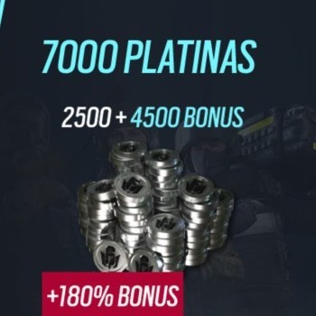 Rainbow Six Mobile - First Purchase - 7000 Platina (2500+4500 bônus) - ATIVAÇÃO ÚNICA