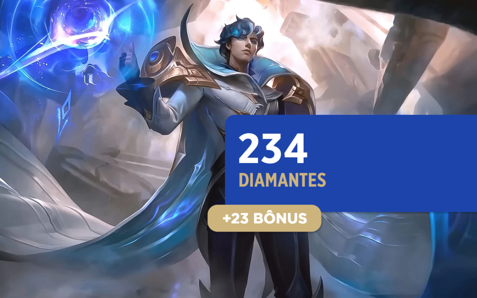 Mobile Legends: Bang Bang - 234 Diamantes + 23 Bônus