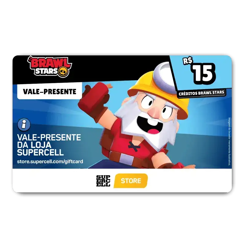 Brawl Stars - Gift Card R$15