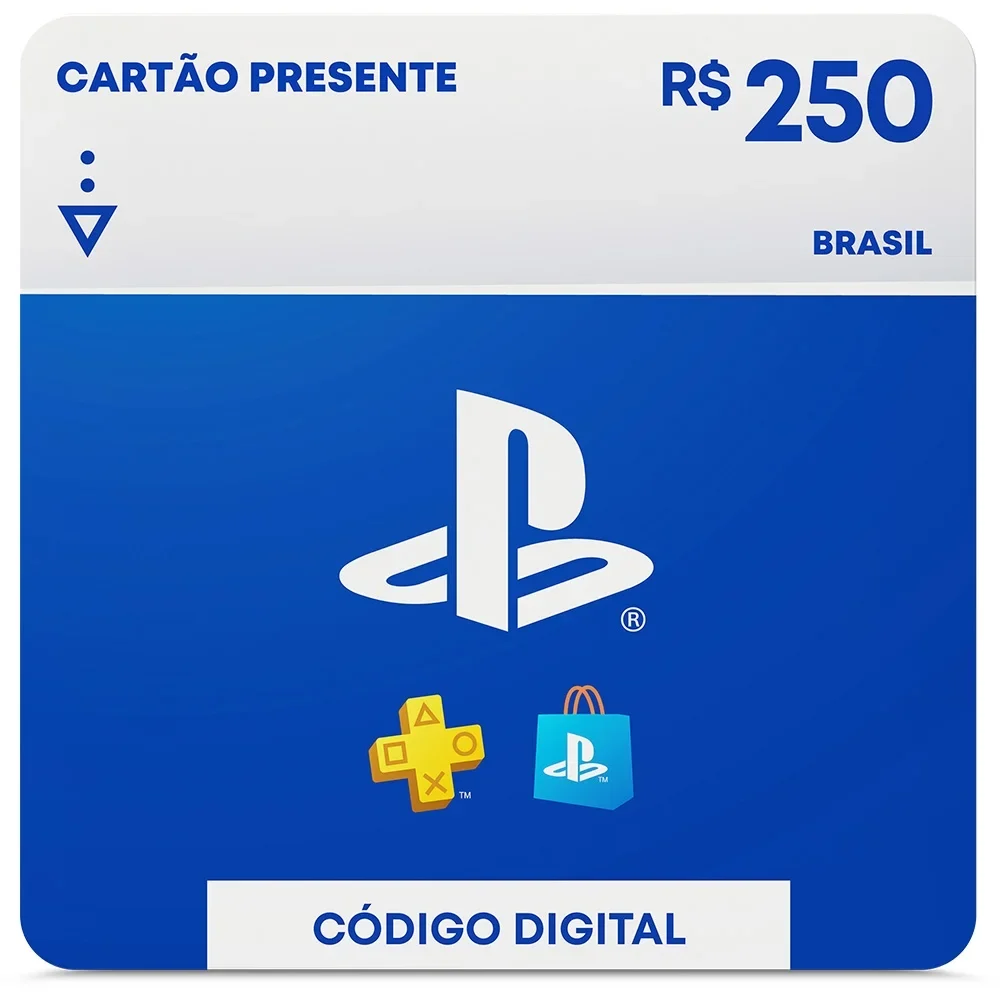PlayStation - Cartão Presente Digital R$250