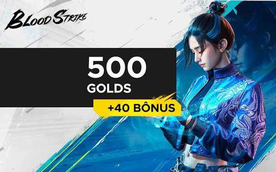 Blood Strike - 540 Golds (500 + 40 Bônus)